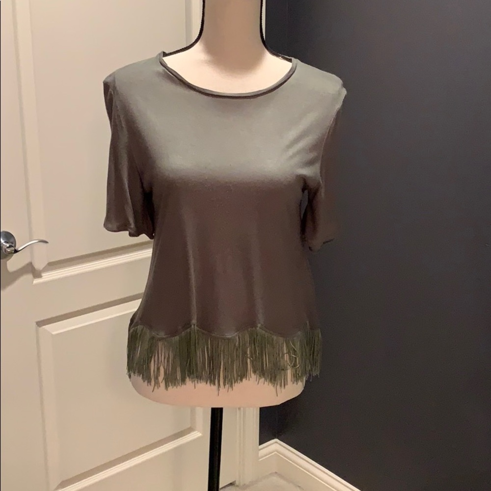 The Vintage Shop Fringe Top